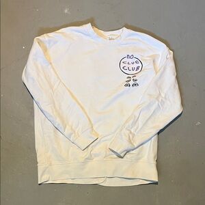 Women's Cream Crewneck Sweater